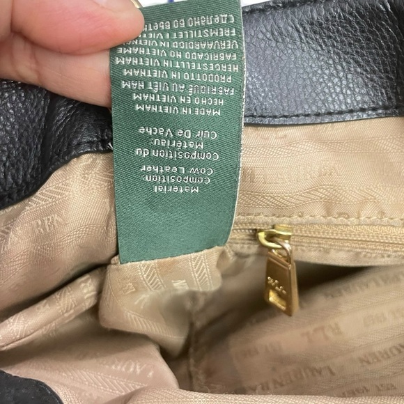 Ralph Lauren RRL Black
Leather Tote Shoulder Bag - Picture 12 of 16